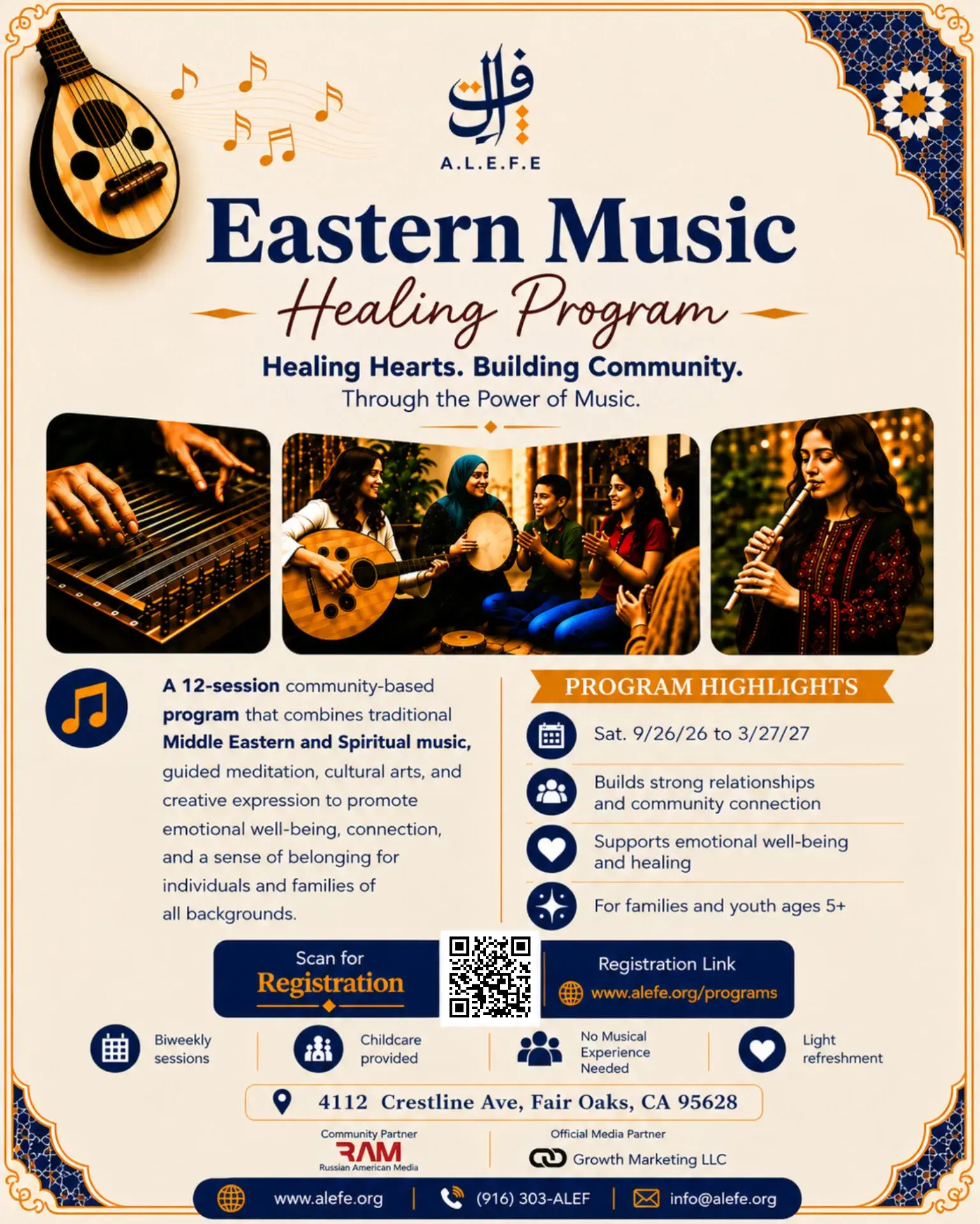 ALEFE Eastern Music Healing Program