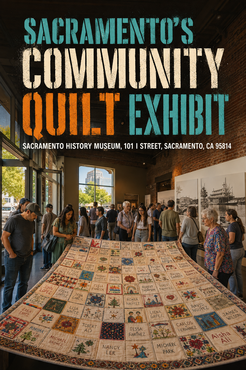 Sacramento's Community Quilt Exhibit: A Centennial Quilt